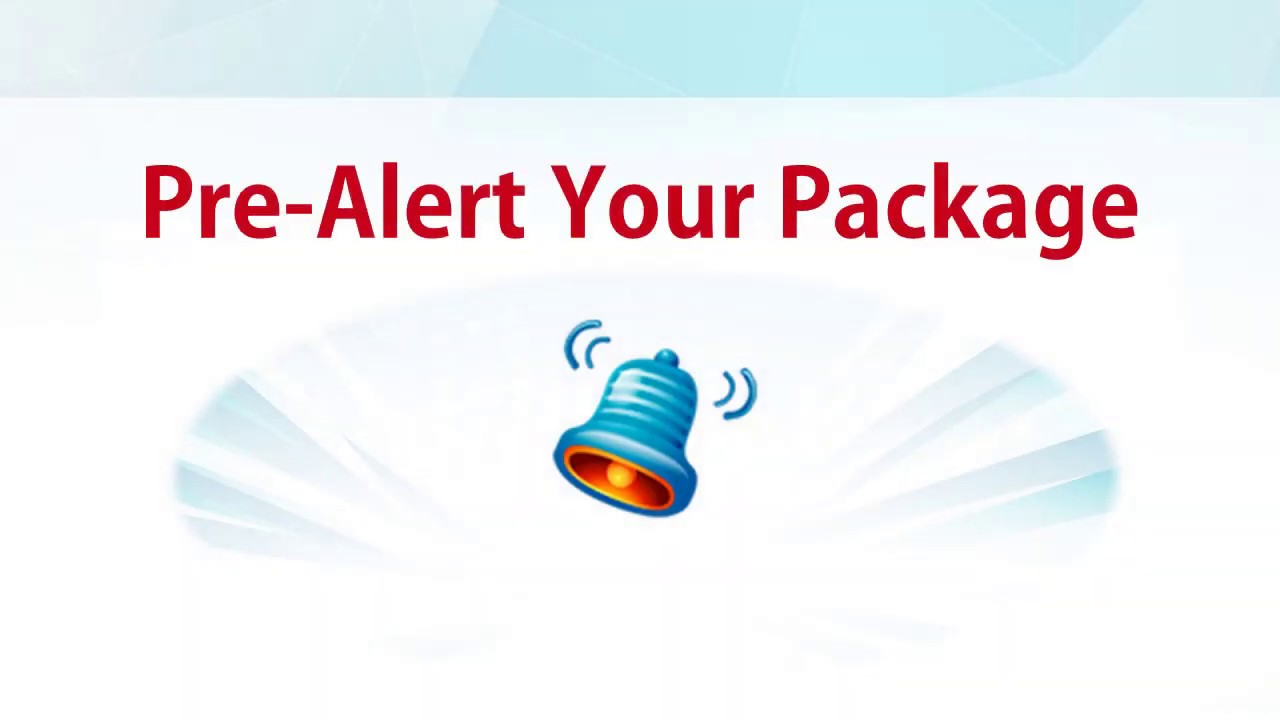 How to Pre Alert a Package YouTube
