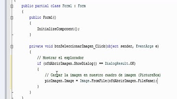 Aplicaciones para Windows en C# - Capítulo 1