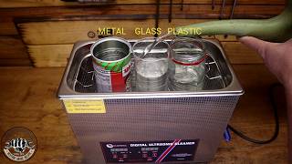 What type container is best to use in your ultrasonic cleaner? Lets find out.