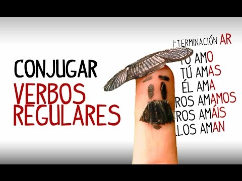 Conjugaison de verbes réguliers en espagnol. Apprendre l&rsquo;espagnol