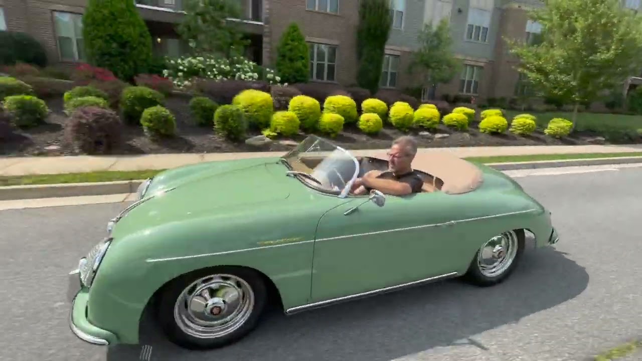 Auratium Green 356 Speedster Replica built by Vintage Motorcars of