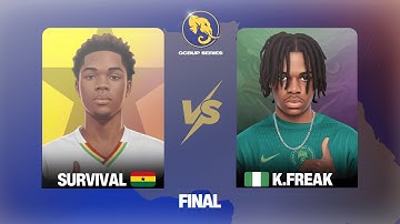GCBUP7 - Final | Survival 🇬🇭 vs Killerfreak 🇳🇬