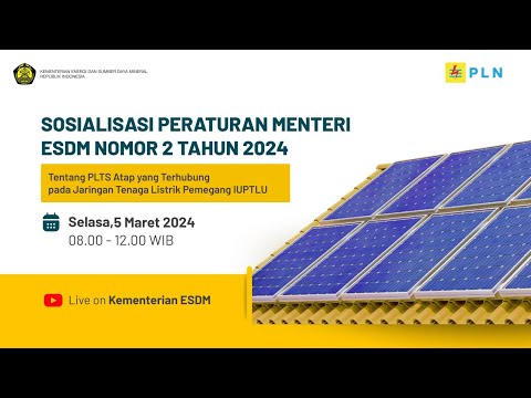 Sosialisasi Peraturan Menteri ESDM No 2 tahun 2024