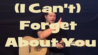 (I Can't) Forget About You (R5/Ross Lynch) Easy Strum Guitar Lesson How to Play Tutorial