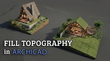 Fill and Dig Topography Tutorial in Archicad