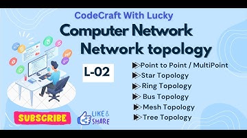 Computer Network Topology: Types and Examples | Computer Networks L-02 | CodeCraft with Lucky