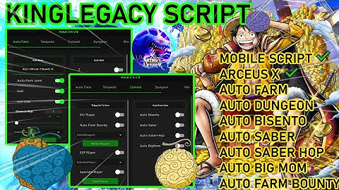[UPDATED] King Legacy Arceus X Script GUI | Auto Farm + Kill Mobs | Auto Legendary Swords | & MORE!!