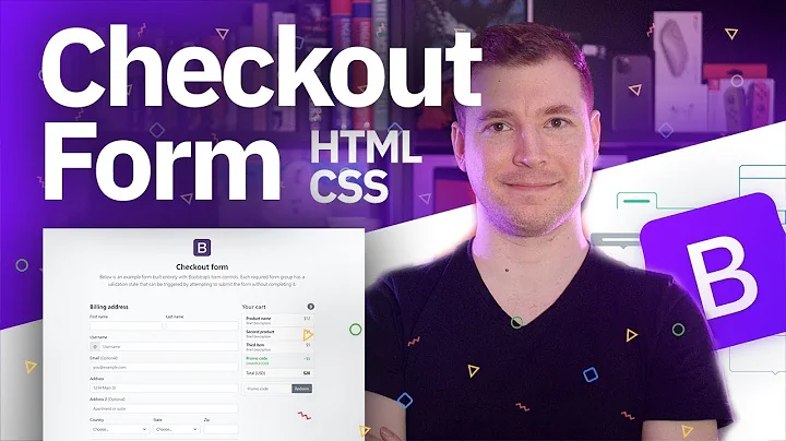 Checkout Form HTML CSS | Bootstrap 5