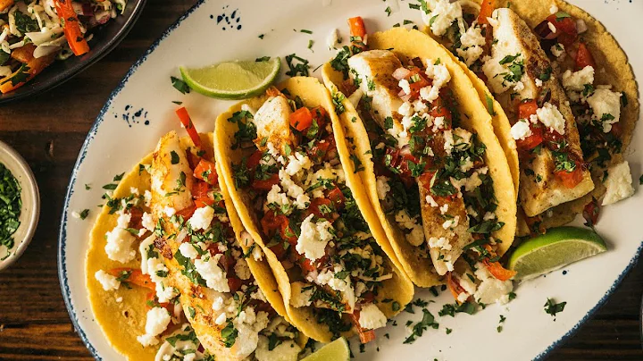 Seared Halibut Tacos with Cilantro Slaw