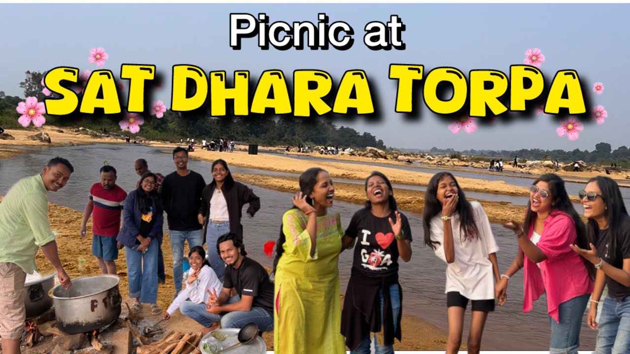 Picnic at Satdhara Torpa, Jharkhand // Family time // Vlog // Fun // Food // Dance // Waterfalls 