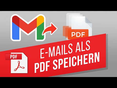 E-Mail-Konvertierung in das PDF-Format | Gmail mit Google Chrome als PDF Speichern