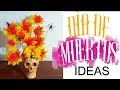 MANUALIDADES CON CEMENTO FLORERO CALAVERA