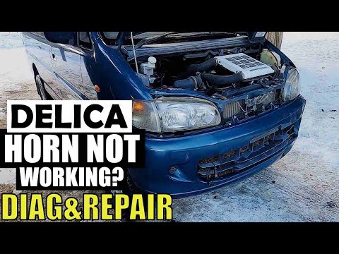 HOW TO FIX MITSUBISHI DELICA HORN | COMPLETE DIAG & REPAIR