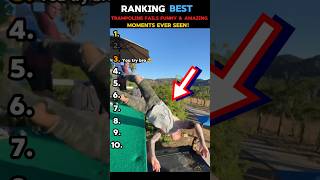 Ranking Best Trampoline Fails Funny & Amazing Moments #funny #trampolinefails #memes #duet #failslol