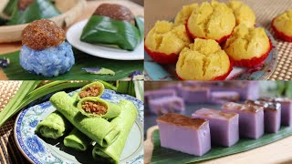 How to make 4 traditional Malaysian Kueh 【Nyonya Pulut Inti /Fatt Koh/Kuih Ketayap /Kuih Bengka】 by Shadajie Kitchen 傻大姐美食厨房 33,826 views 1 month ago 19 minutes