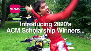 Acm Announcement Scholarship Winners 2020