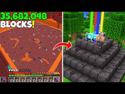 I Mined 35,682,048+ Blocks To Build This! Minecraft Create Mod! Just Create Ep12!