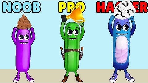 NOOB vs PRO vs HACKER in Wacky Run