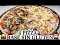 ¡¡DELICIOSA PIZZA CON BASE DE OKARA DE CACAHUATE (MANÍ)!! -Transición Vegana