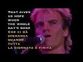 The Police - Invisible Sun - Live 1983 (Lyrics on Screen) (Traduzione Italiana)