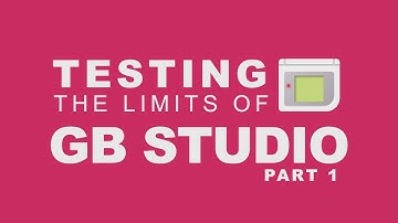 Testing the limits of GB Studio - Part 1