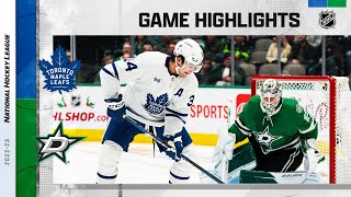 Maple Leafs @ Stars 12/6 | NHL Highlights 2022
