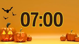 7 minute timer cute hallowee pumpkin