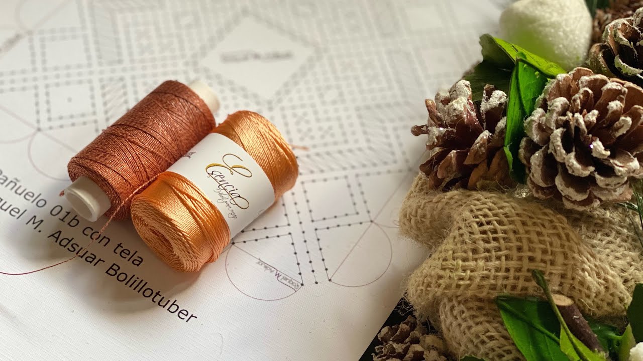 Nuevo Proyecto: Pañuelo con tela de encaje de bolillos Raquel M Adsuar Bolillotuber