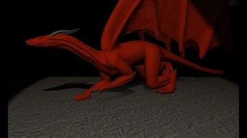 Black Dragon - Modeling, Texturing, Rigging in Blender (WIP 90) Dragon Run Cycle Test