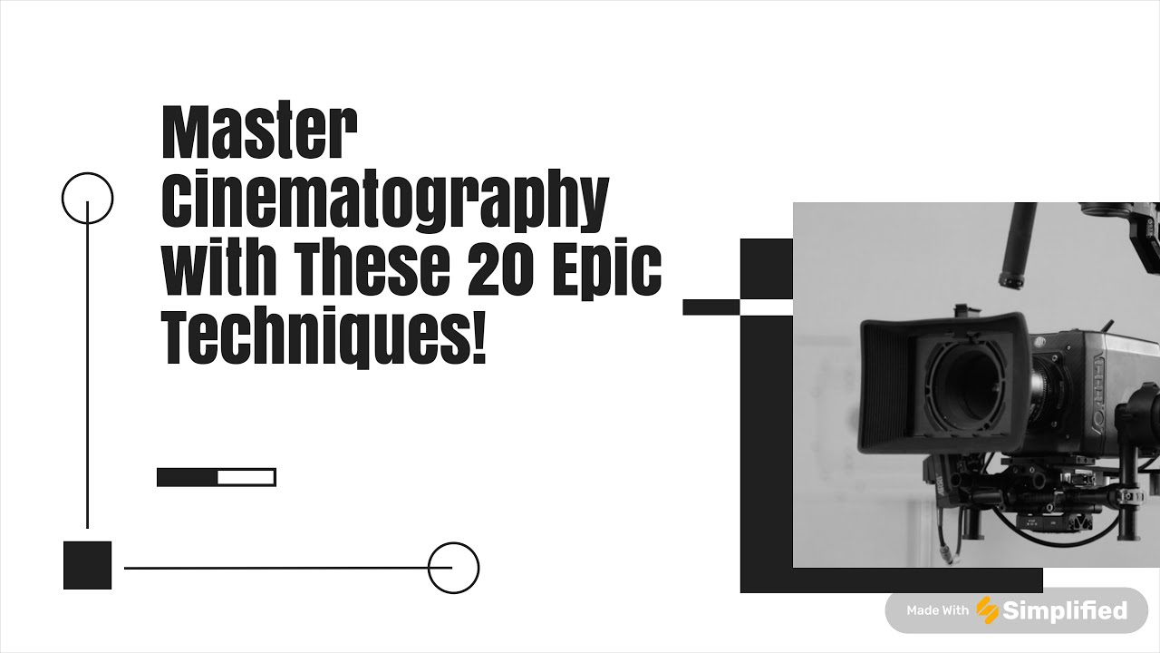 Cinematic Shots: The Top 20 Techniques in Cinematography - YouTube