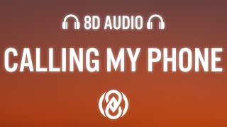 Lil Tjay - Calling My Phone (feat. 6LACK) (Lyrics) | 8D Audio 🎧