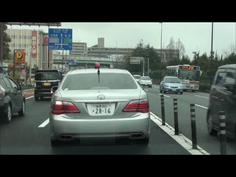 福岡県警察 0系クラウン交通覆面パトカー 検挙の瞬間 Youtube