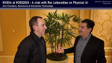 NVIDIA at #CES2025 - A chat with Rev Lebaredian on Physical AI.