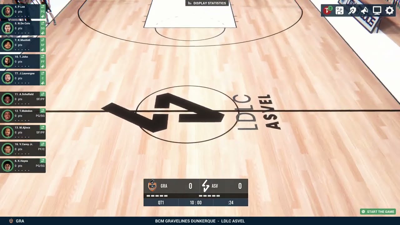 BCM Gravelines Dunkerque vs LDLC ASVEL