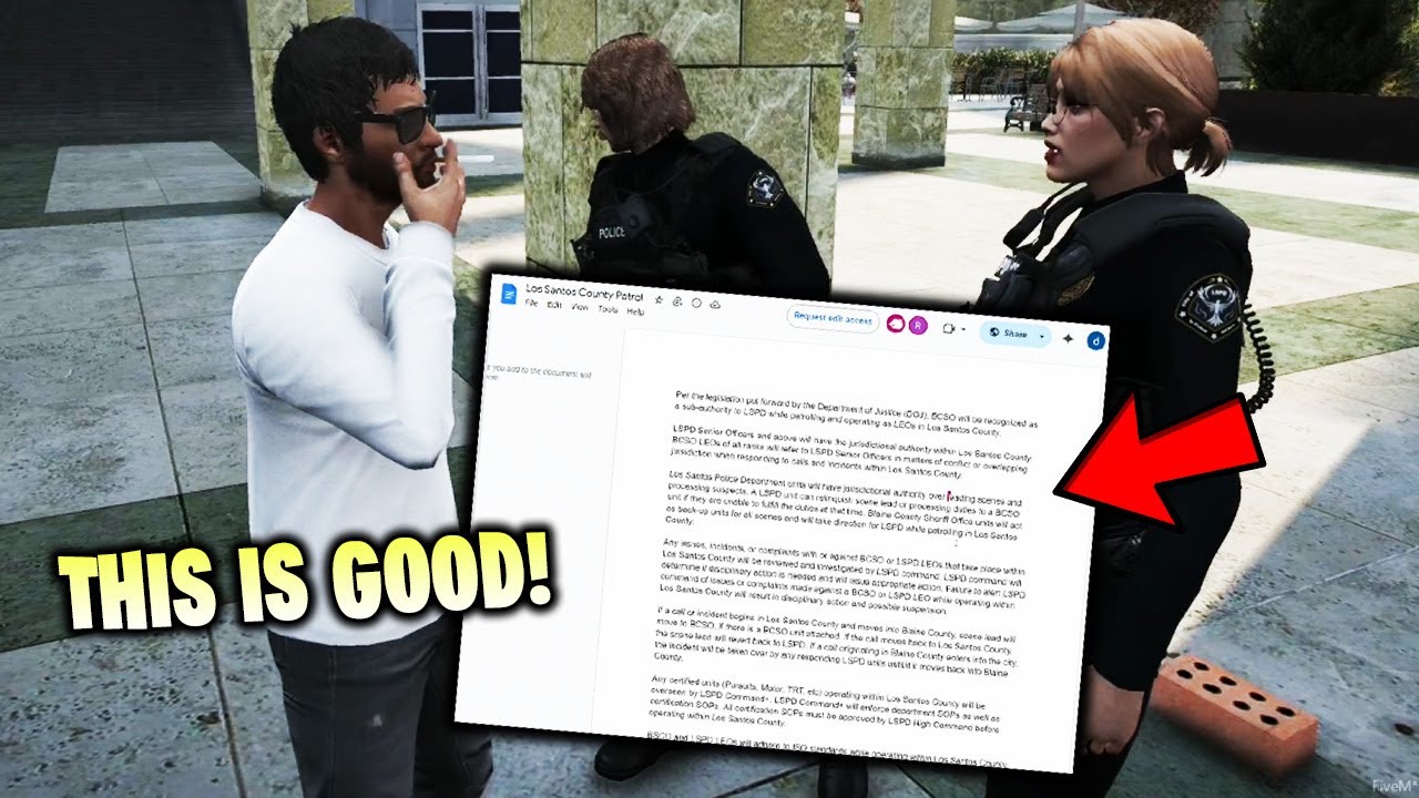 CoP Daisy Makes a Document That Lets LSPD Have The Ultimate Authority ...