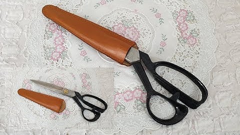 가죽공예 가위집 만들기 / 평생교육원 대한종합공예소 문화센터