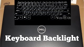 dell keyboard backlight turn on