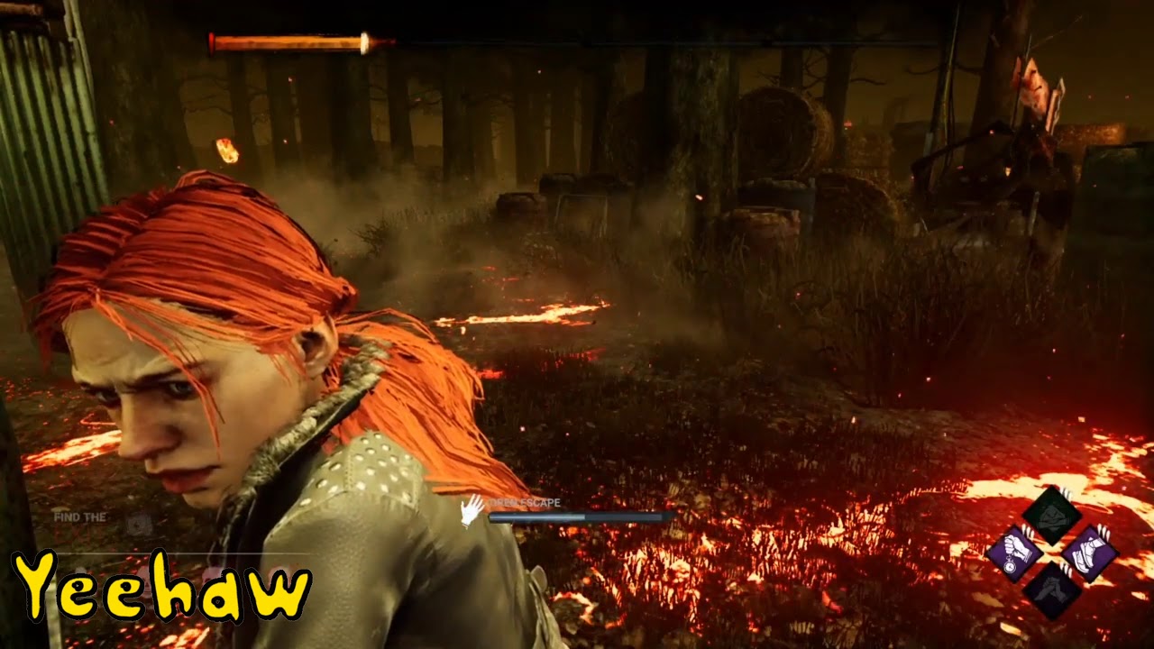 First time against Deathslinger during the EGC - Dead by daylight - YouTube