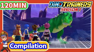 Dino Trainers S1 Compilation [14-26] | Dinosaurs for Kids | Trex | Cartoon | Toys | Robot | Jurassic