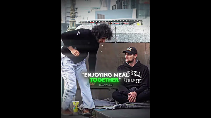 Homeless Man Shares His Food❤️‍🩹