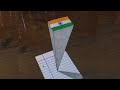 How to draw indian flag 3d illusion for beginners  3d drawing tutorial  mrindianchitrkar