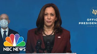 Harris Praises National Security Team That 'Reflects The Best Of Our Nation' | NBC News