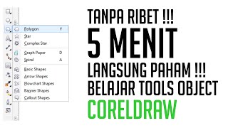BELAJAR MUDAH CORELDRAW | Tools Dasar CorelDraw Untuk Pemula Part 3