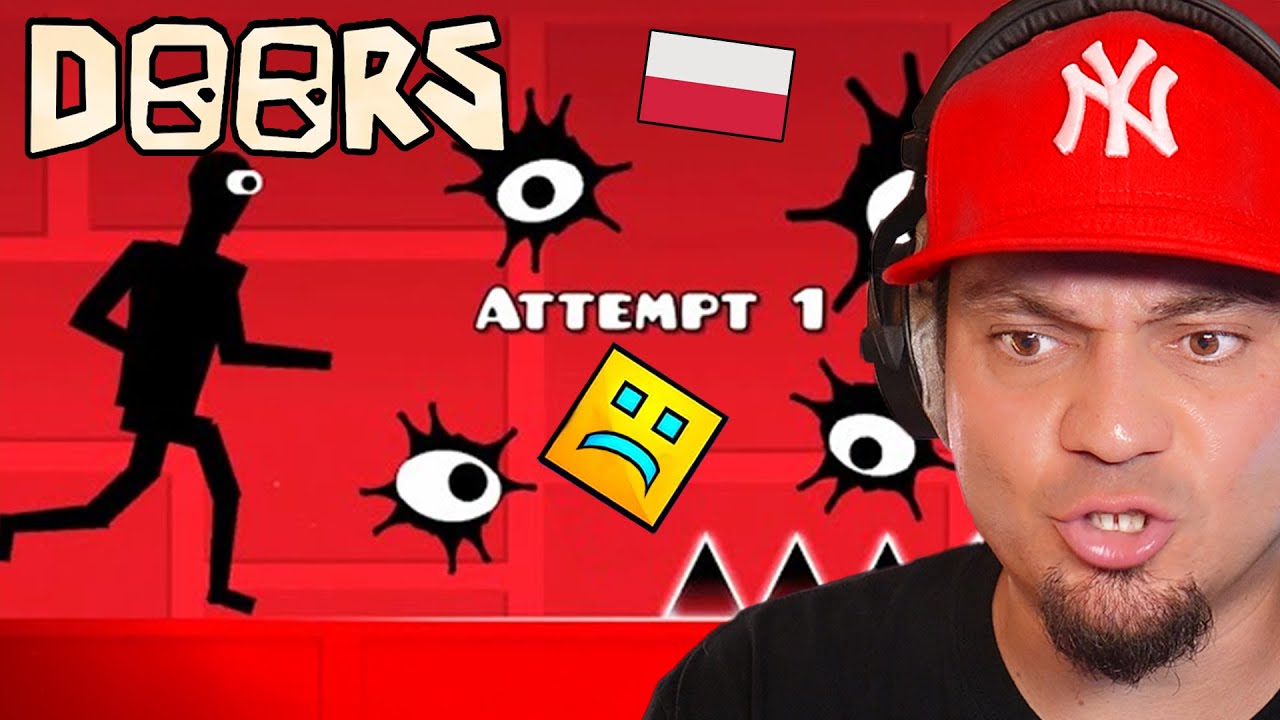 🧊 Polska mapa DOORS w GEOMETRY GRASZ! Oraz gram w WASZE MAPKI | Geometry Dash #21