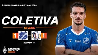 COLETIVA LEMENSE 1x1 GRÊMIO SÃO CARLENSE - SEVERO - RODADA 15 A4 - 04/04/26