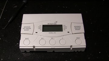 How to open a British Gas UP2 Boiler Control Panel