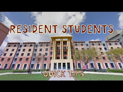 RESIDENT Quick Tips @ NJIT