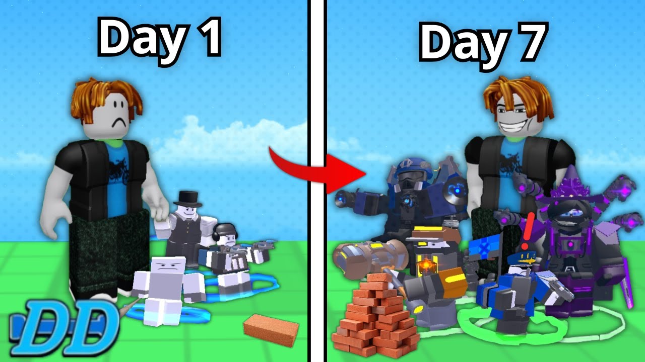 I Spent A Week In Roblox Dummy Defense