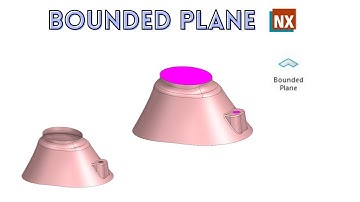 Bounded Plane | How to use Bounded Plane in NX | NX 1980 | NX CAD |