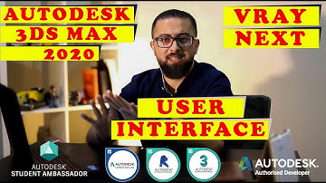 AUTODESK 3Ds Max 2020 - Vray Next -User Interface